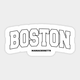 BOSTON Massachusetts V.1 Sticker